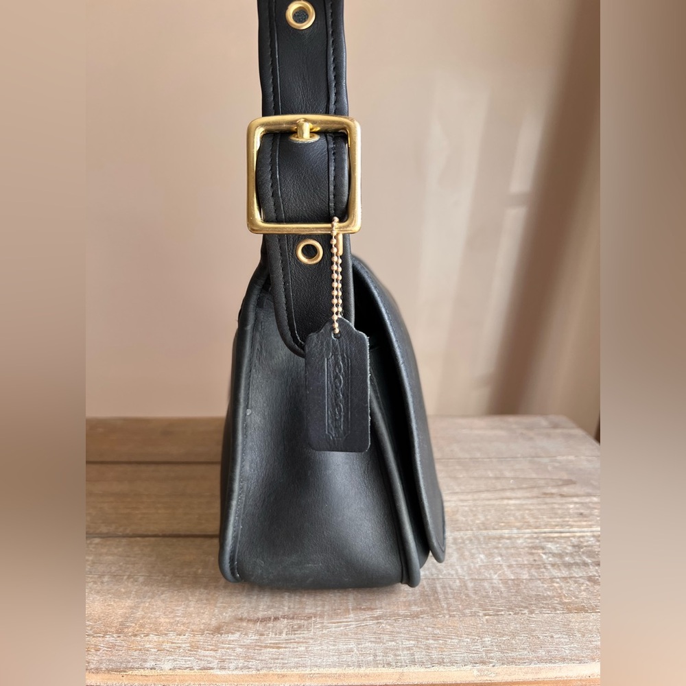 Vintage Coach Patricia Legacy Bag Style 9951 in black glove tanned leather - Picture 4 of 16